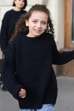 Navy Squares for children